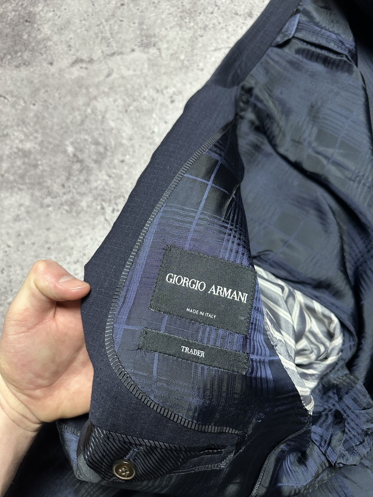 Giorgio Armani Vintage Giorgio Armani Suit Double Blazers and Pants Size 42R - 9 Thumbnail