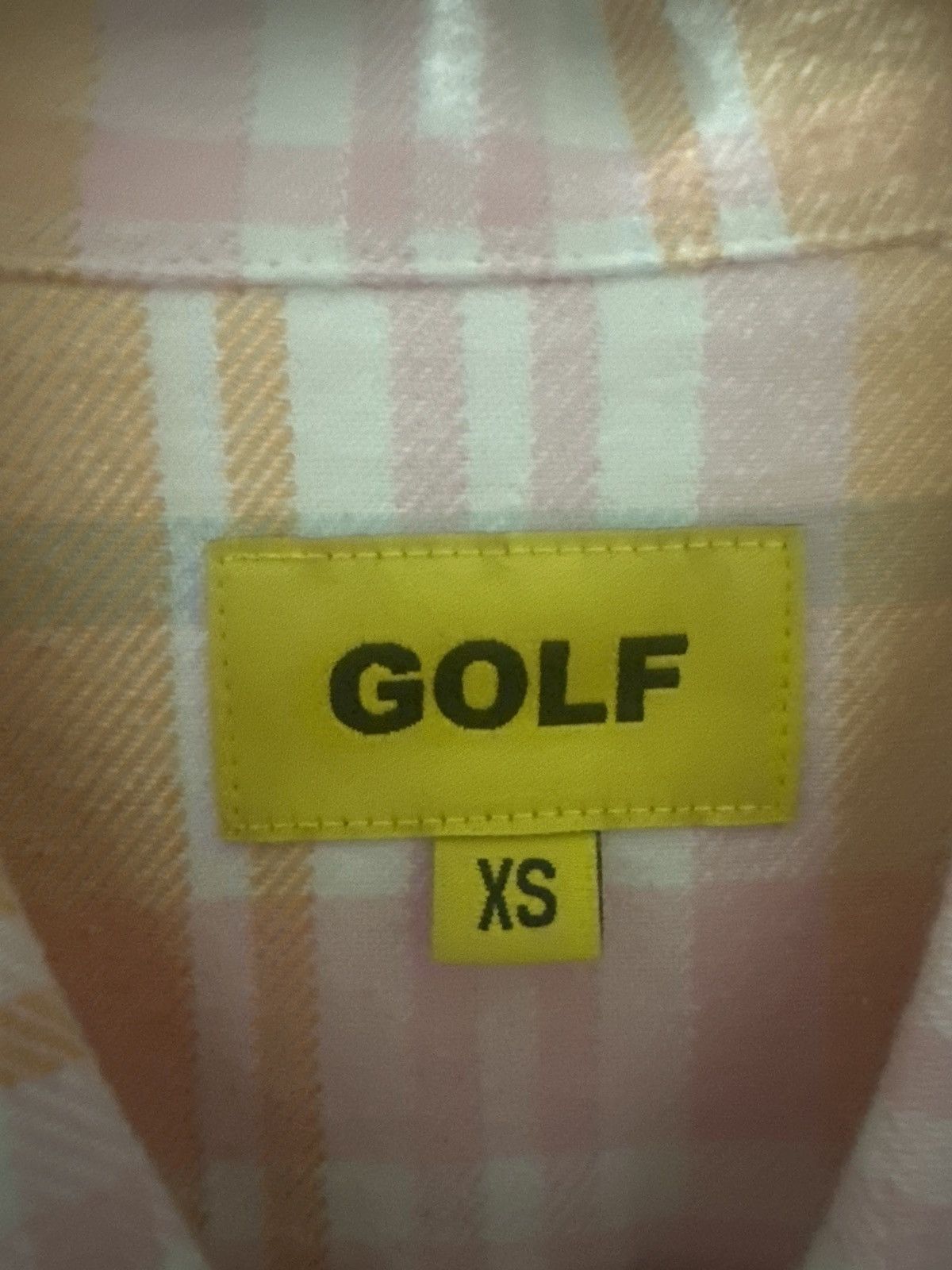 Golf Wang Flannel Zip Shirt Orange/Pink Size US XS / EU 42 / 0 - 4 Thumbnail