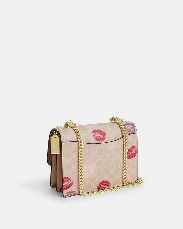 Coach COACH Klare Crossbody Bag Signature Canvas With Lips Print Size ONE SIZE - 5 Thumbnail