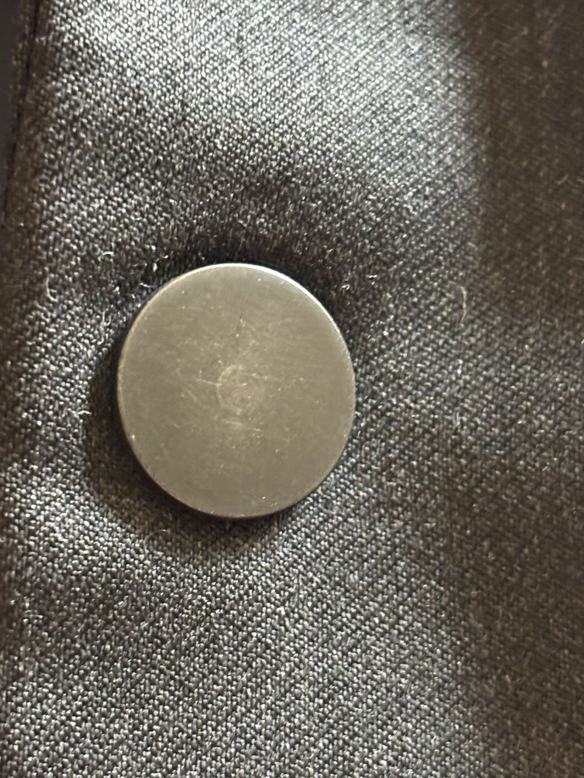 Mugler Grey flanel super 100’s mugler blazer with zip pockets Size 46R - 5 Thumbnail