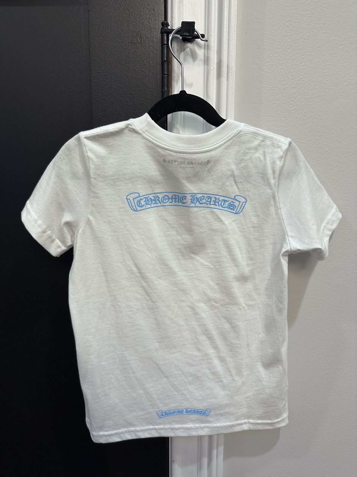 Chrome Hearts Chrome Hearts White Scroll Logo Short Sleeve Tee Size US XXS / EU 40 - 2 Thumbnail