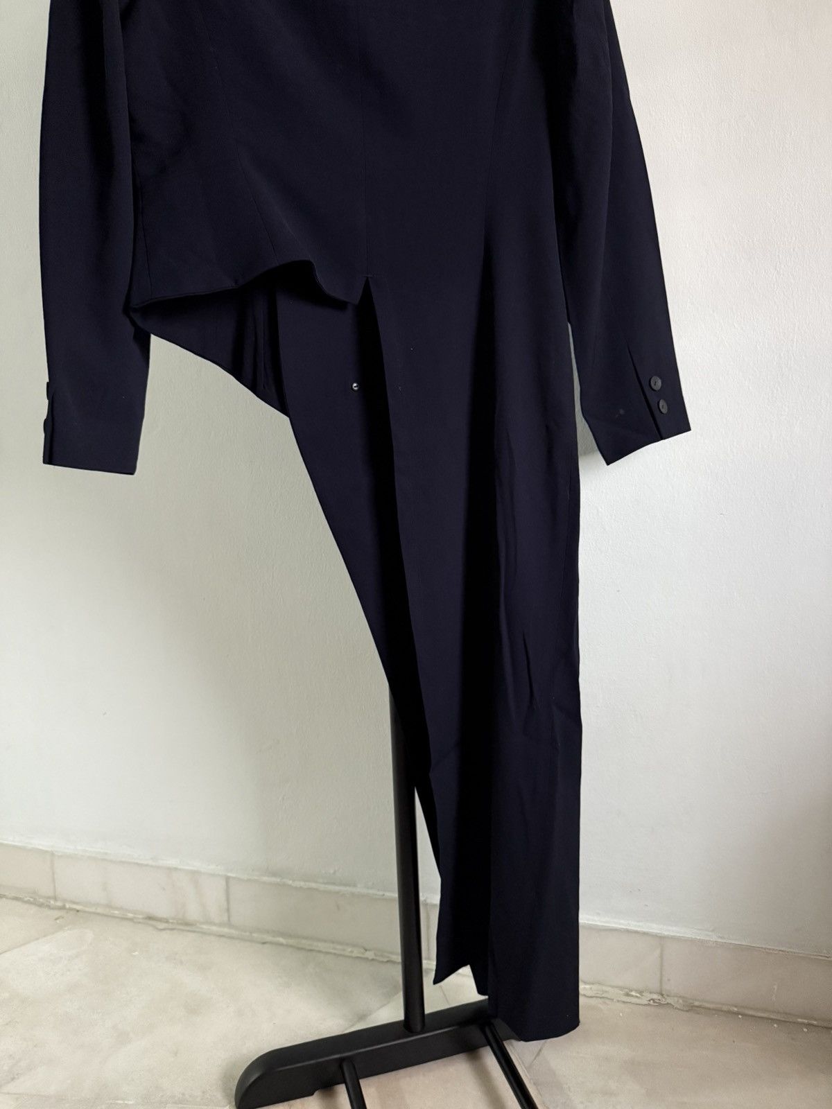 Yohji Yamamoto Rare Yohji Yamamoto asymetrical Blazer with right trouser Size US S / EU 44-46 / 1 - 9 Thumbnail