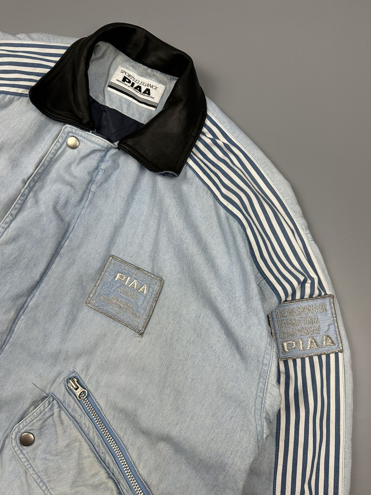 If Six Was Nine Vintage Piaa Motor Sports Denim Jacket Size US XXL / EU 58 / 5 - 8 Thumbnail
