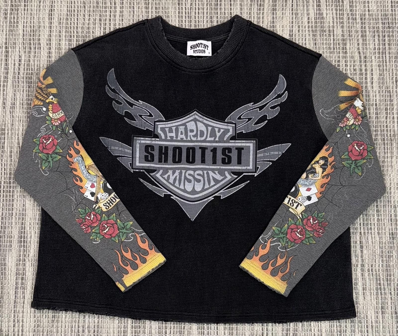 Other Shoot1st Studios Black Hardly Missin Thermal L/S Size US XXL / EU 58 / 5 - 1 Thumbnail