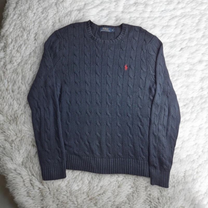 Ralph Lauren Pull Polo Ralph Lauren en laine bleu 🧥 Size US L / EU 52-54 / 3 - 2 Thumbnail
