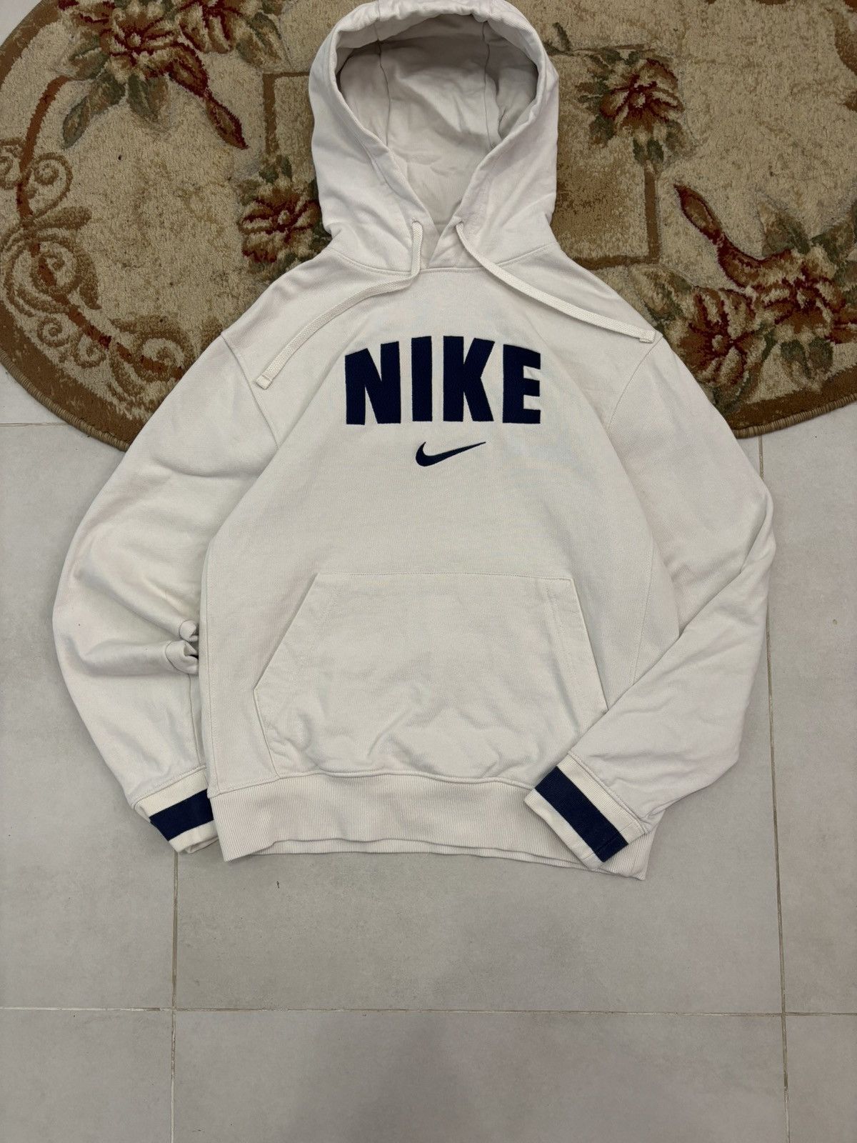 Nike Nike Vintage Style Big Logo Hoodie Size US S / EU 44-46 / 1 - 3 Thumbnail
