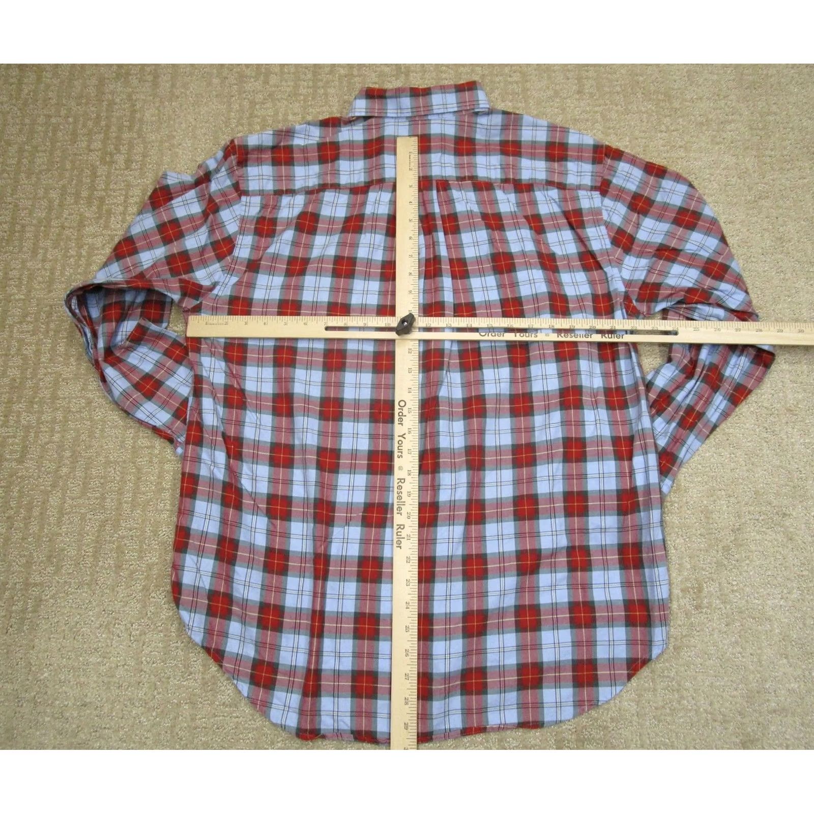 Vineyard Vines VINEYARD VINES Shirt Mens Large Blue Red Plaid Tucker Button-Down Classic Fit Size US L / EU 52-54 / 3 - 4 Thumbnail