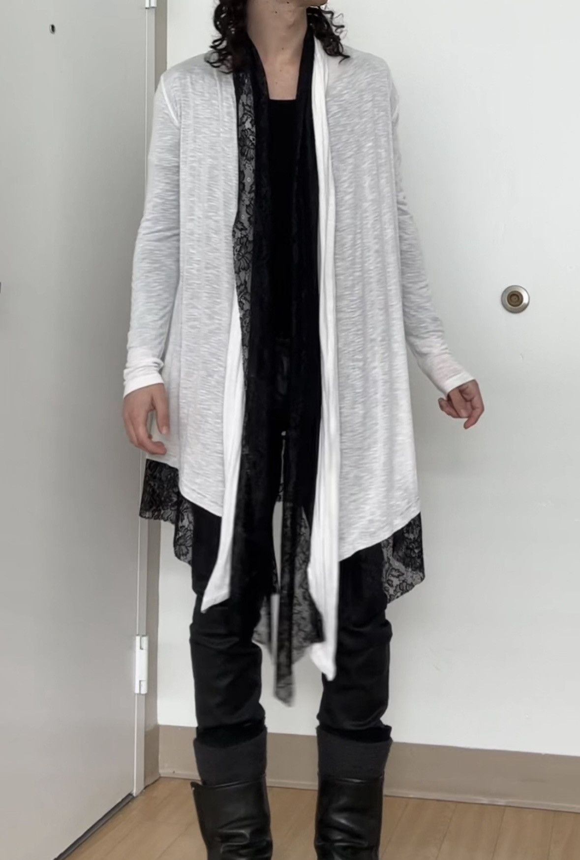 If Six Was Nine Resisted White cardigan Size US M / EU 48-50 / 2 - 2 Thumbnail