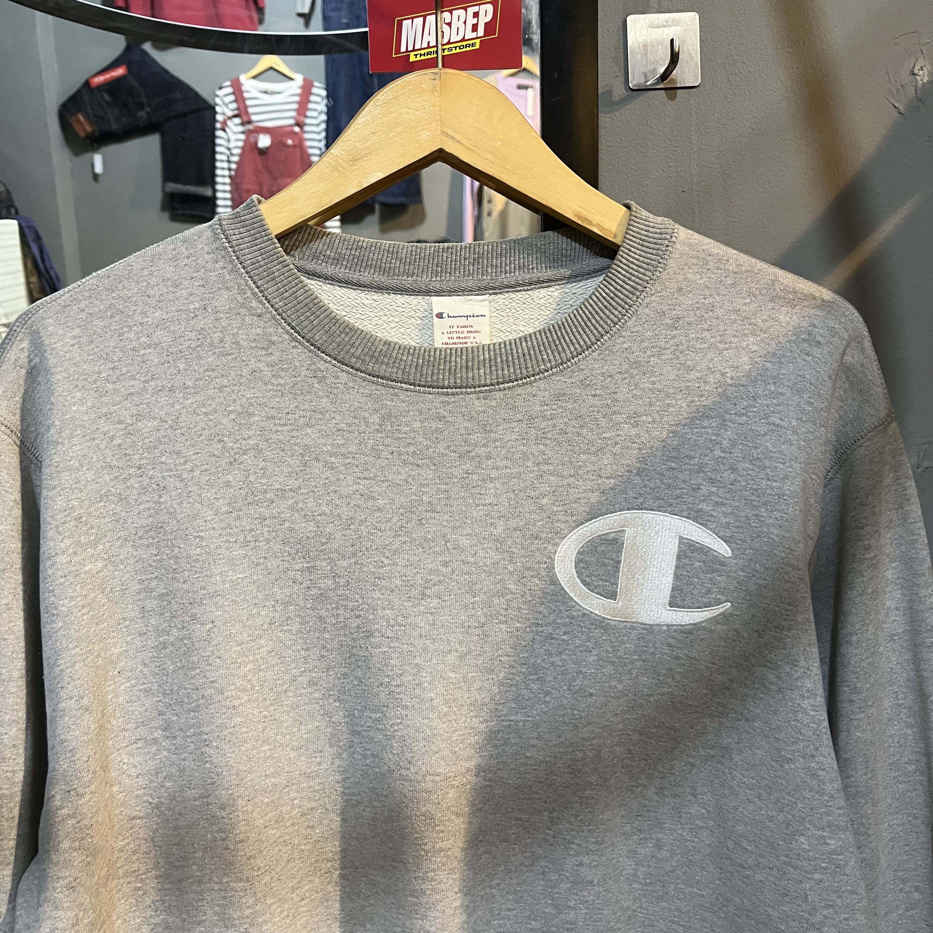 Champion × Vintage Vintage champion big log sweatshirts Size US M / EU 48-50 / 2 - 2 Thumbnail