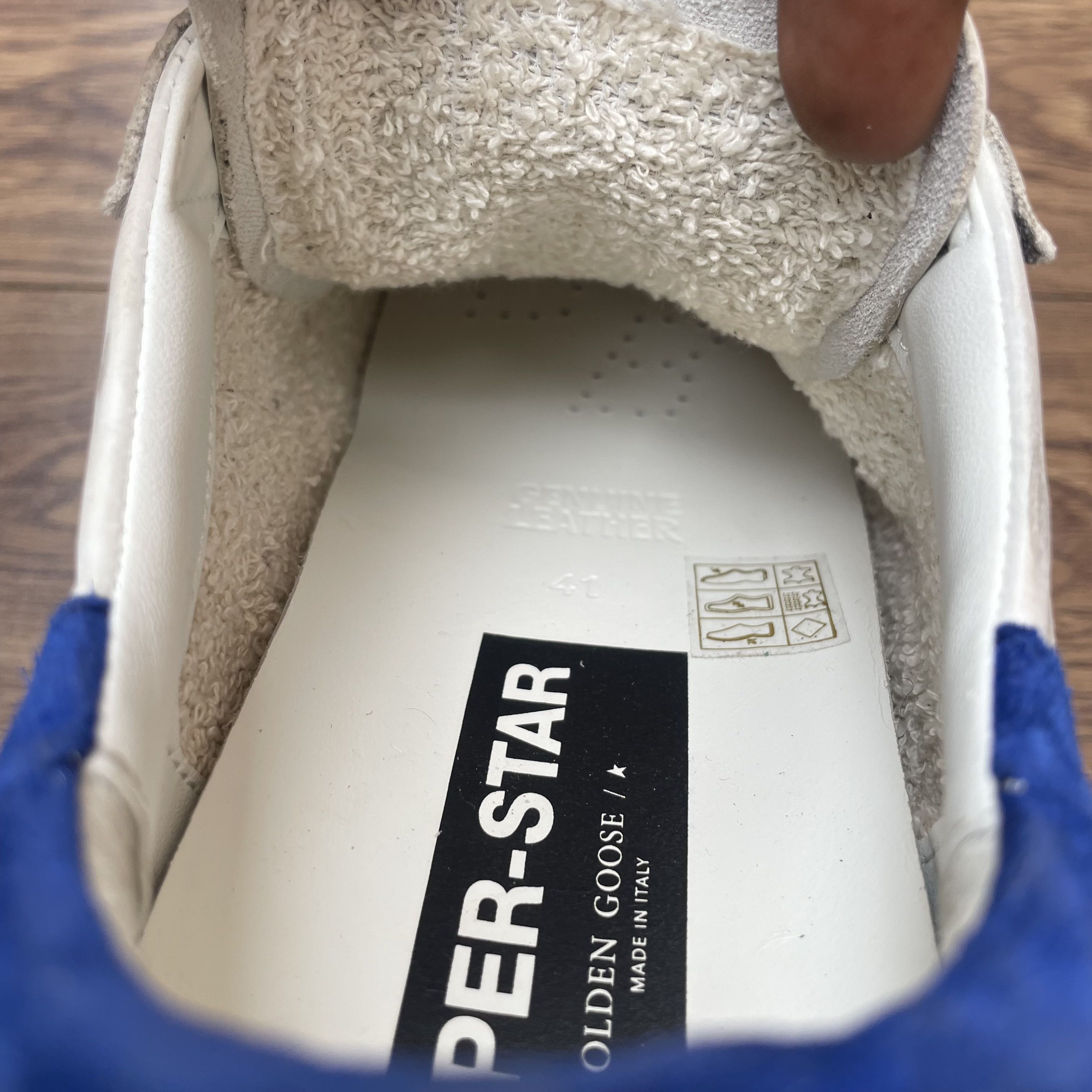 Golden Goose Golden Goose Super-Star Distressed Leather Sneakers Size US 8 / EU 41 - 17 Thumbnail