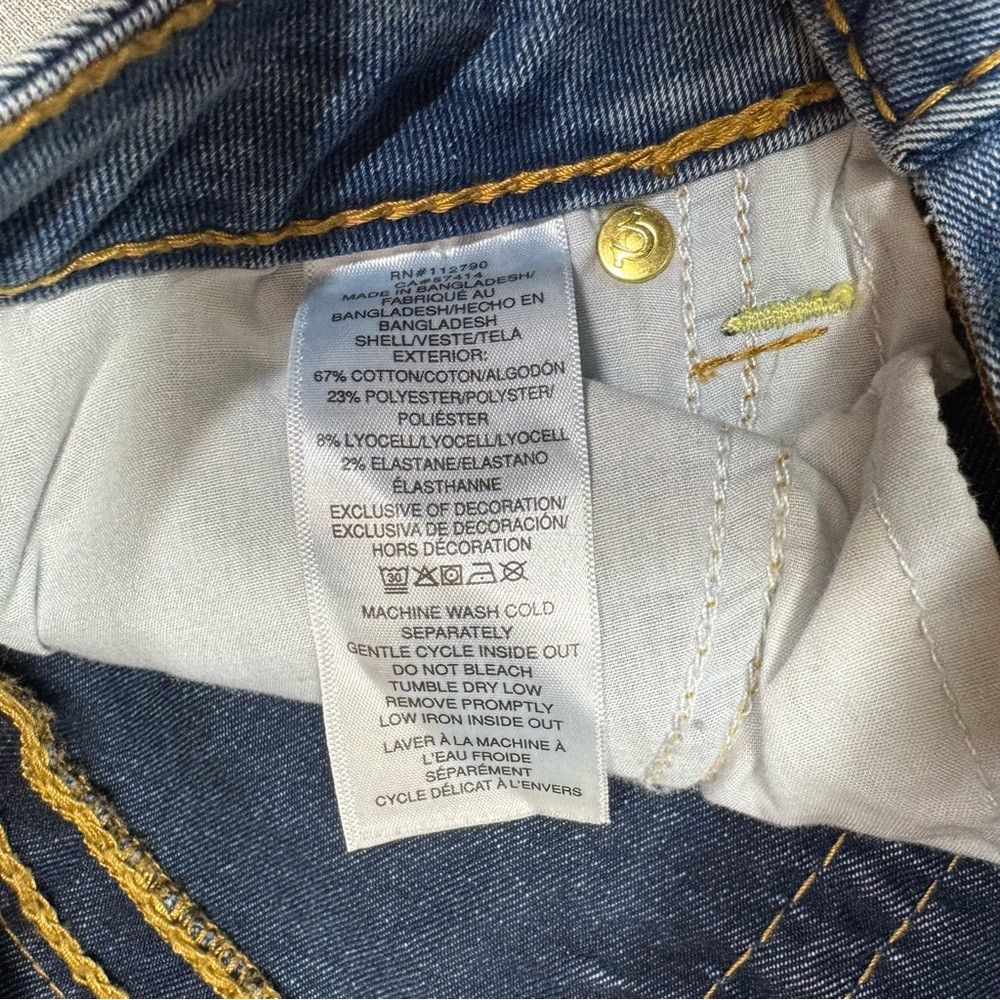True Religion NWT New $199 True Religion JENNIE MID RISE BIG T CURVY SKIN Size 27" / US 4 / IT 40 - 7 Thumbnail