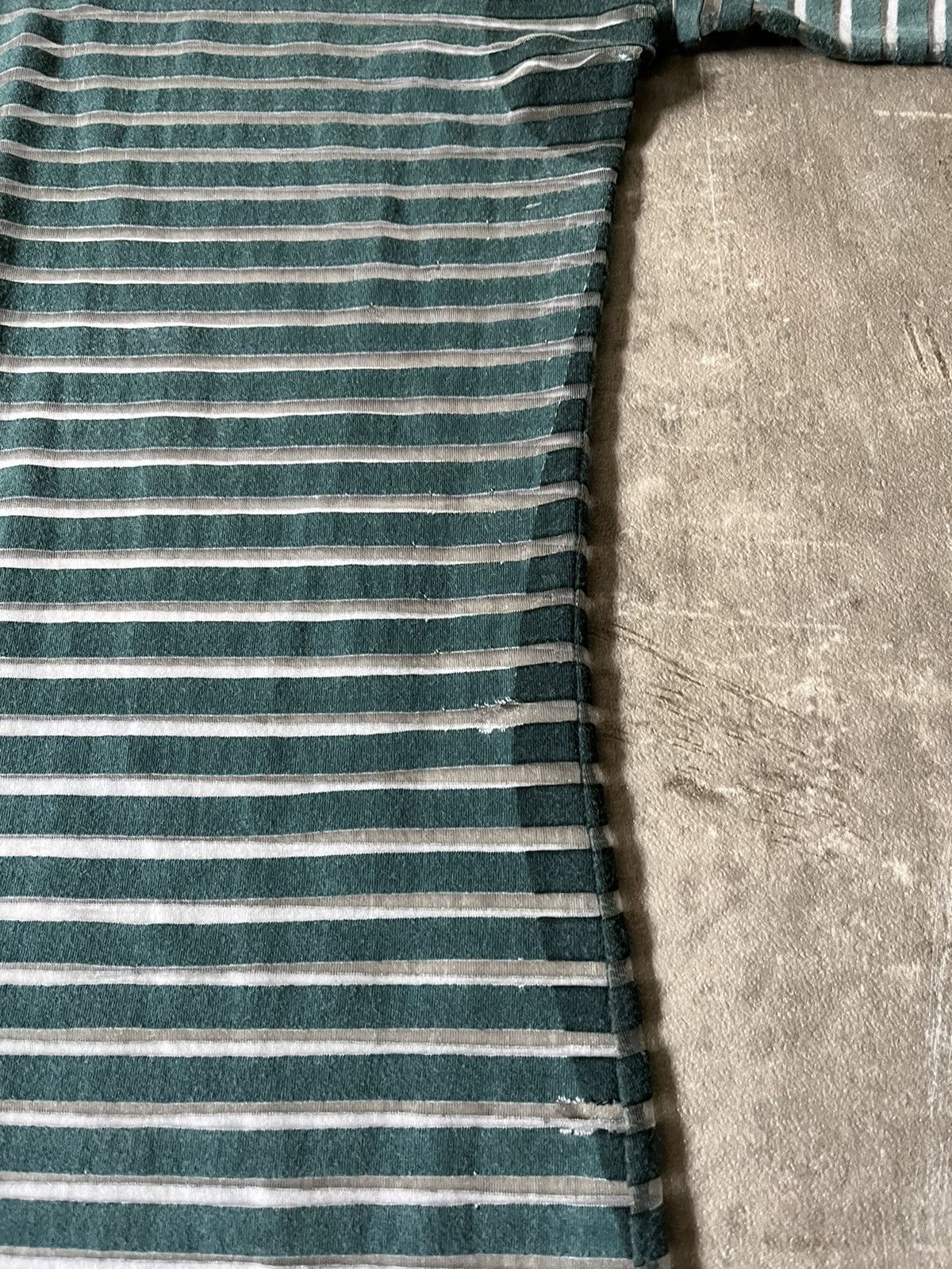 Jean Paul Gaultier Vintage Jean Paul Gaultier Aqua mesh top striped rare Size M / US 6-8 / IT 42-44 - 13 Thumbnail