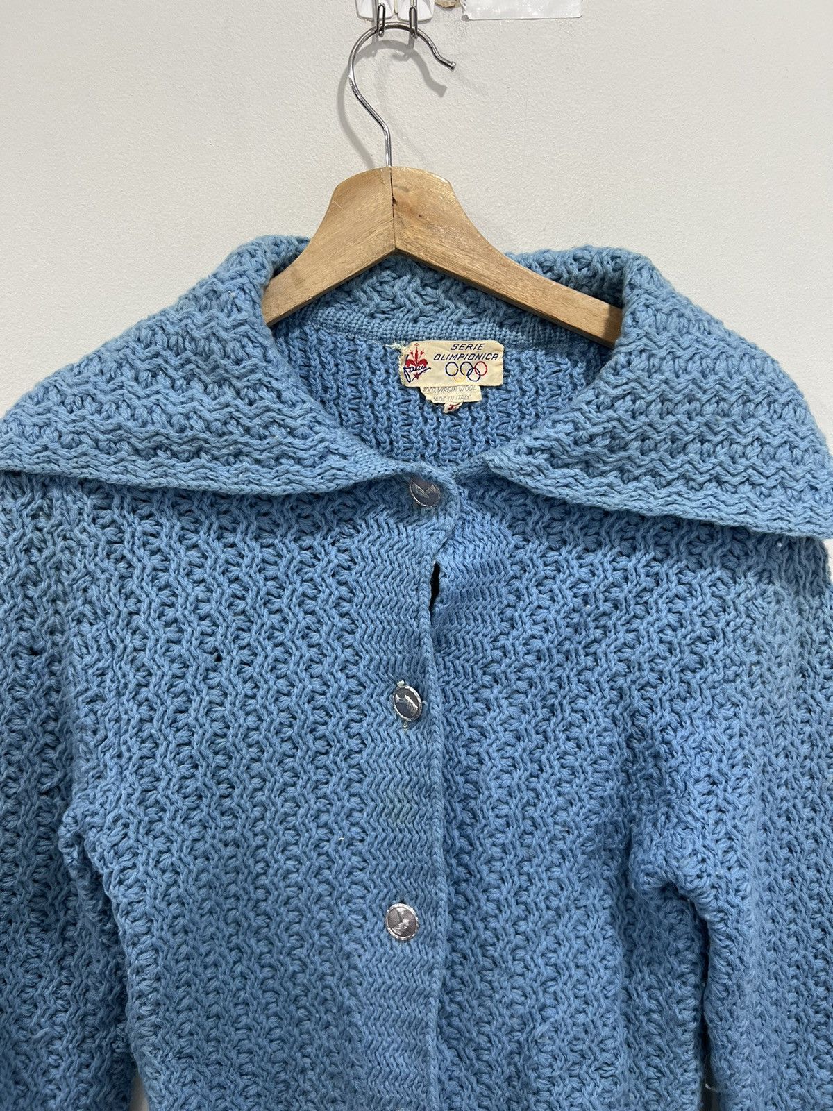 Vintage Vintage Serie Olimpionica Wool Sweater olympics 36 italy Size US M / EU 48-50 / 2 - 4 Thumbnail