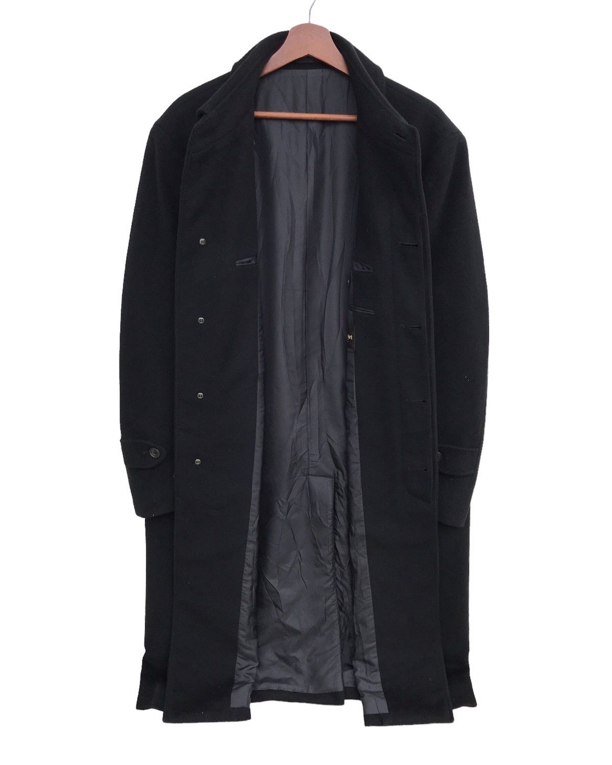 Designer × Japanese Brand × Paul Stuart PAUL STUART WOOL LONG COAT Size US L / EU 52-54 / 3 - 4 Thumbnail