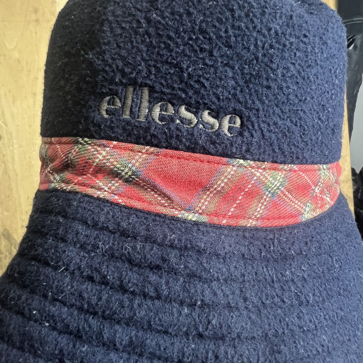 Ellesse × Vintage Hat Bucket Ellesse Fleece Size ONE SIZE - 6 Thumbnail