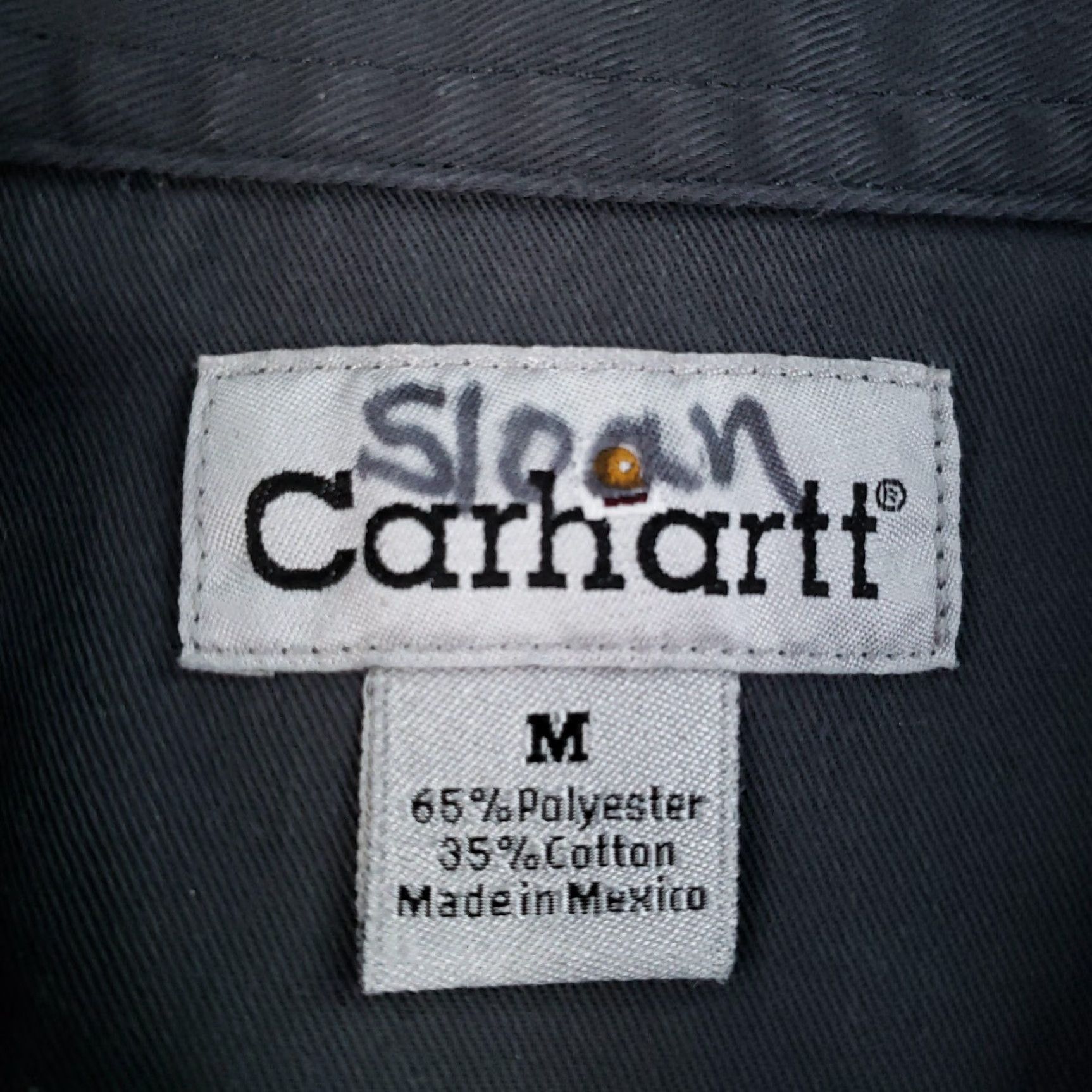 Carhartt Mens Medium Short Sleeve Button Up Cotton Pockets Workwear Size US M / EU 48-50 / 2 - 5 Thumbnail