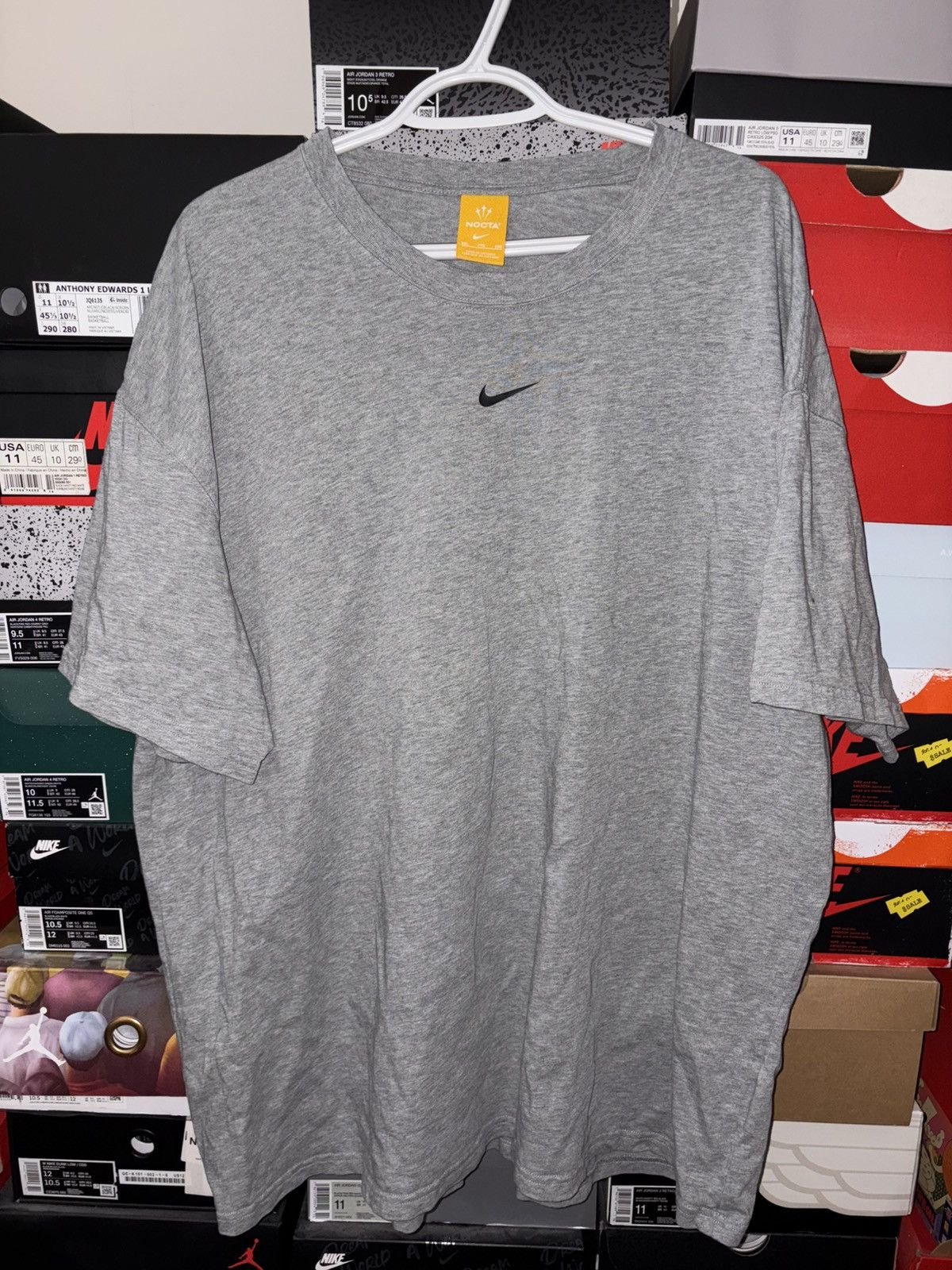 NOCTA × Nike Nike NOCTA Grey T-Shirt Size US XXL / EU 58 / 5 - 1 Thumbnail