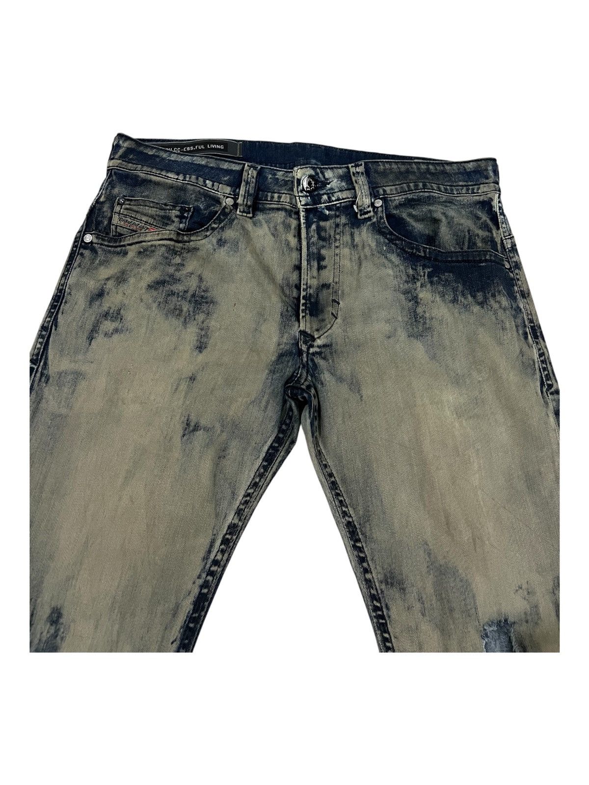 Diesel RARE Diesel Thavar Mud Wash Stag Jeans Denim Homeless Size US 32 / EU 48 - 6 Thumbnail