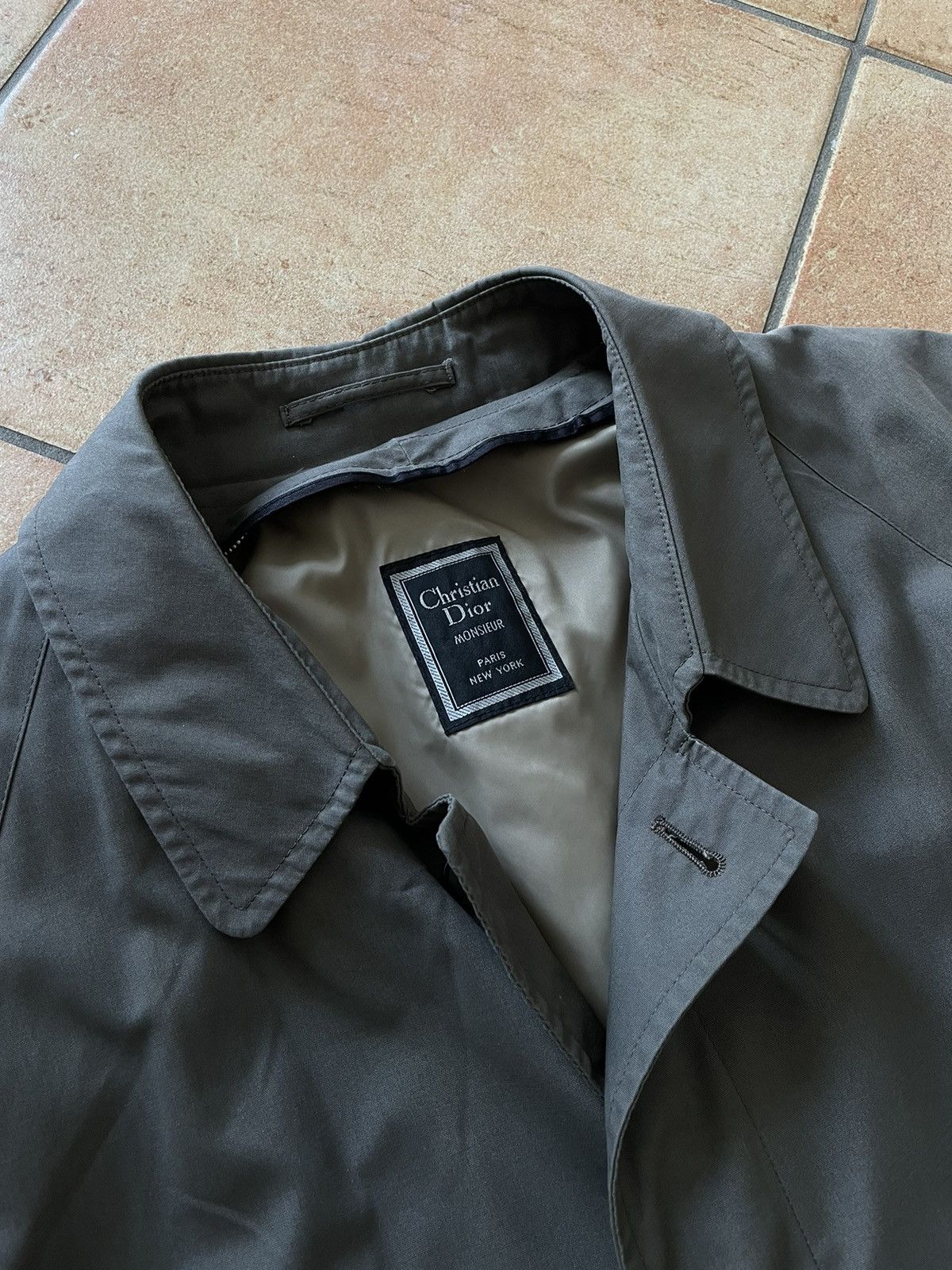 Christian Dior Monsieur Vintage 1990s Christian Dior Monsieur Trench Coat Size 42 L Size US XL / EU 56 / 4 - 2 Thumbnail
