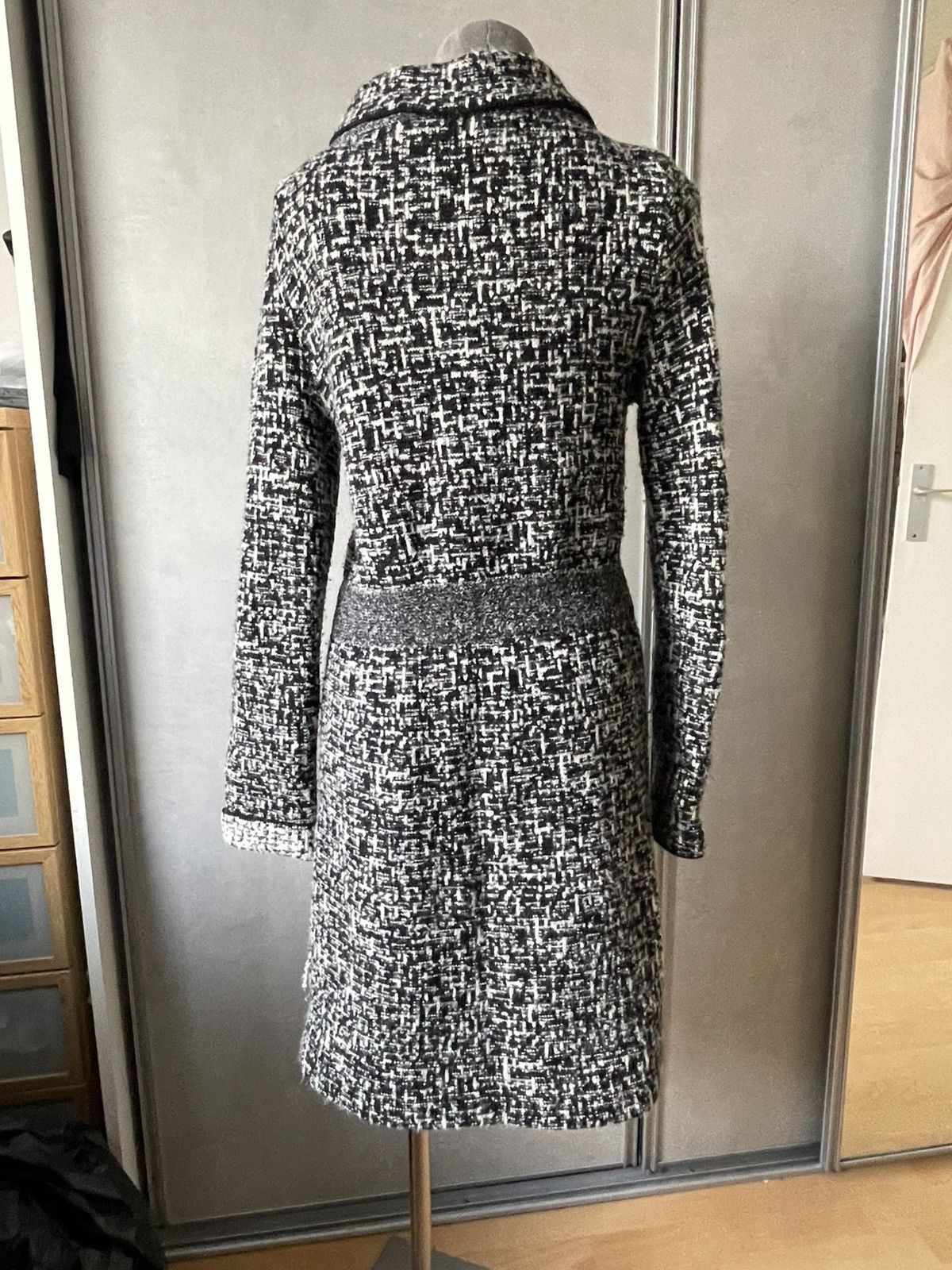 Dior CHRISTIAN DIOR DRESS AND VEST COAT TWEED SET Size S / US 4 / IT 40 - 6 Thumbnail