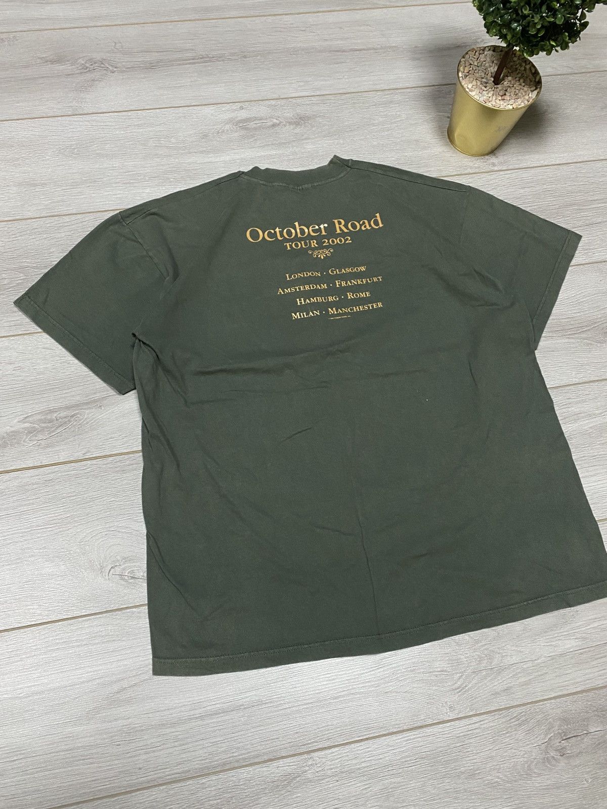 Band Tees Vintage 2002 James Taylor Oct Rd Tour Tee Shirt Double Sided Size US XL / EU 56 / 4 - 6 Thumbnail