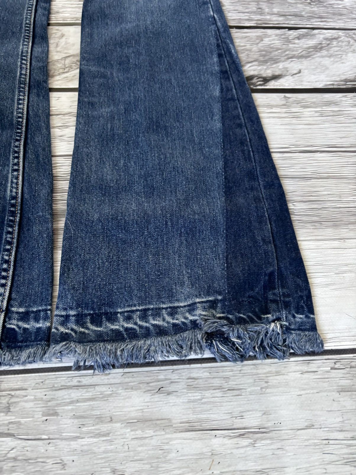 If Six Was Nine × Japanese Brand × Vintage Vintage Rick Owens Junya Watanabe Style Flared Jeans Size US 28 / EU 44 - 4 Thumbnail