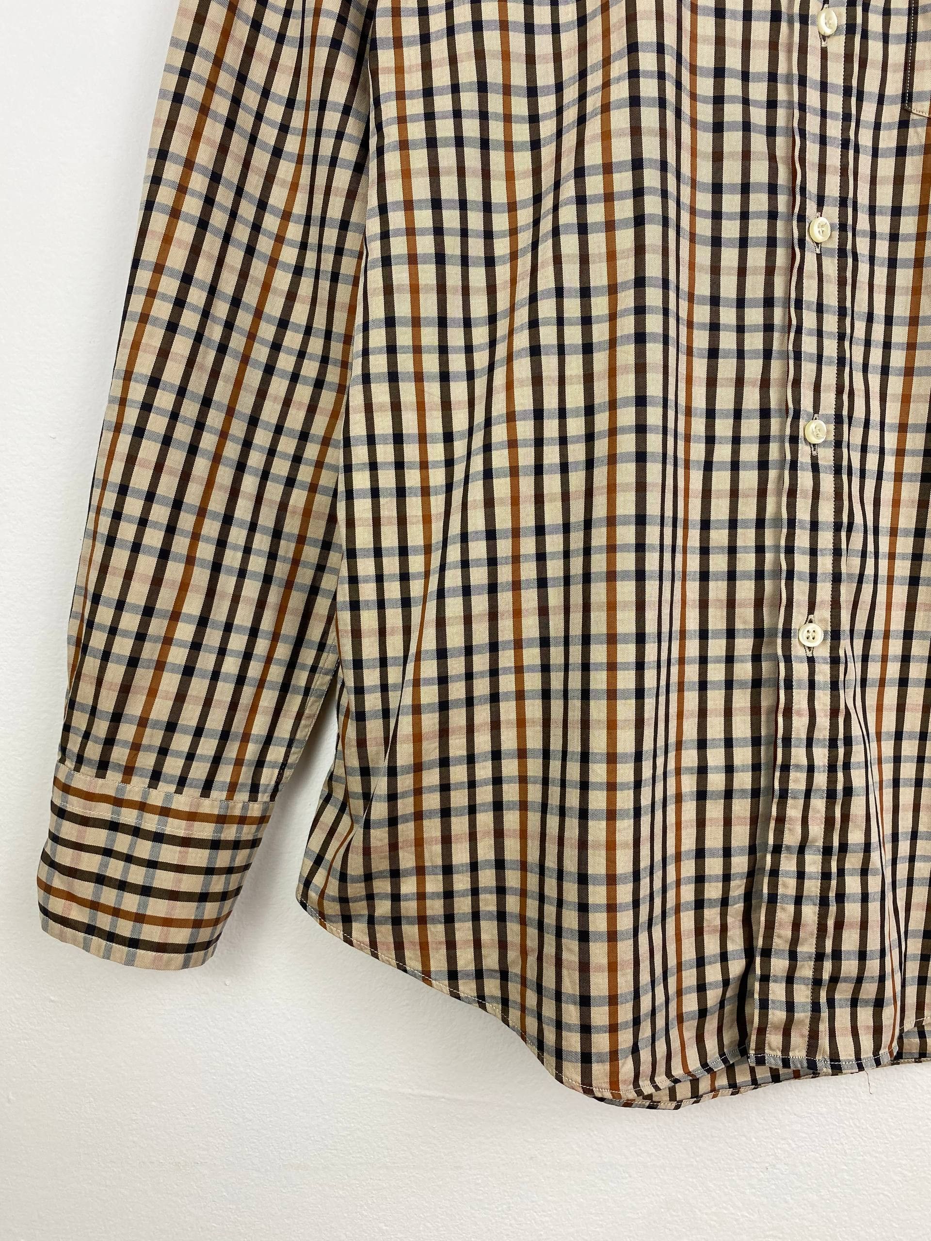 DAKS DAKS London Signature House Check Button-Down Shirt Size M Size US M / EU 48-50 / 2 - 6 Thumbnail