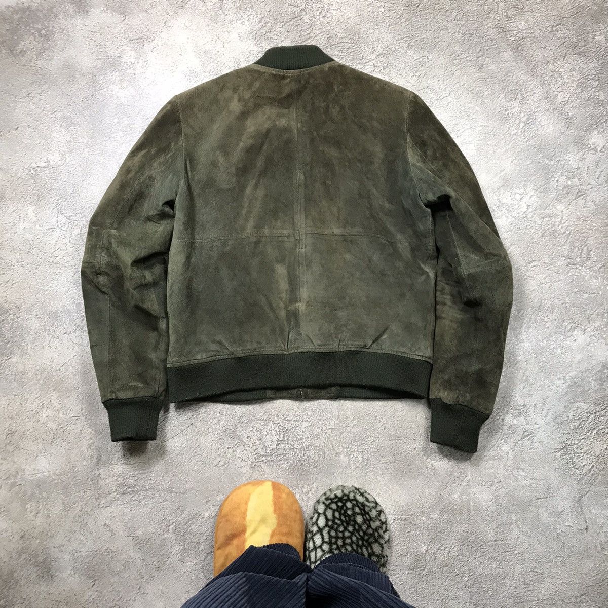 Vintage Vintage Y2K Suede Bomber Jacket Streetwear Grunge Relaxed M Size US M / EU 48-50 / 2 - 6 Thumbnail