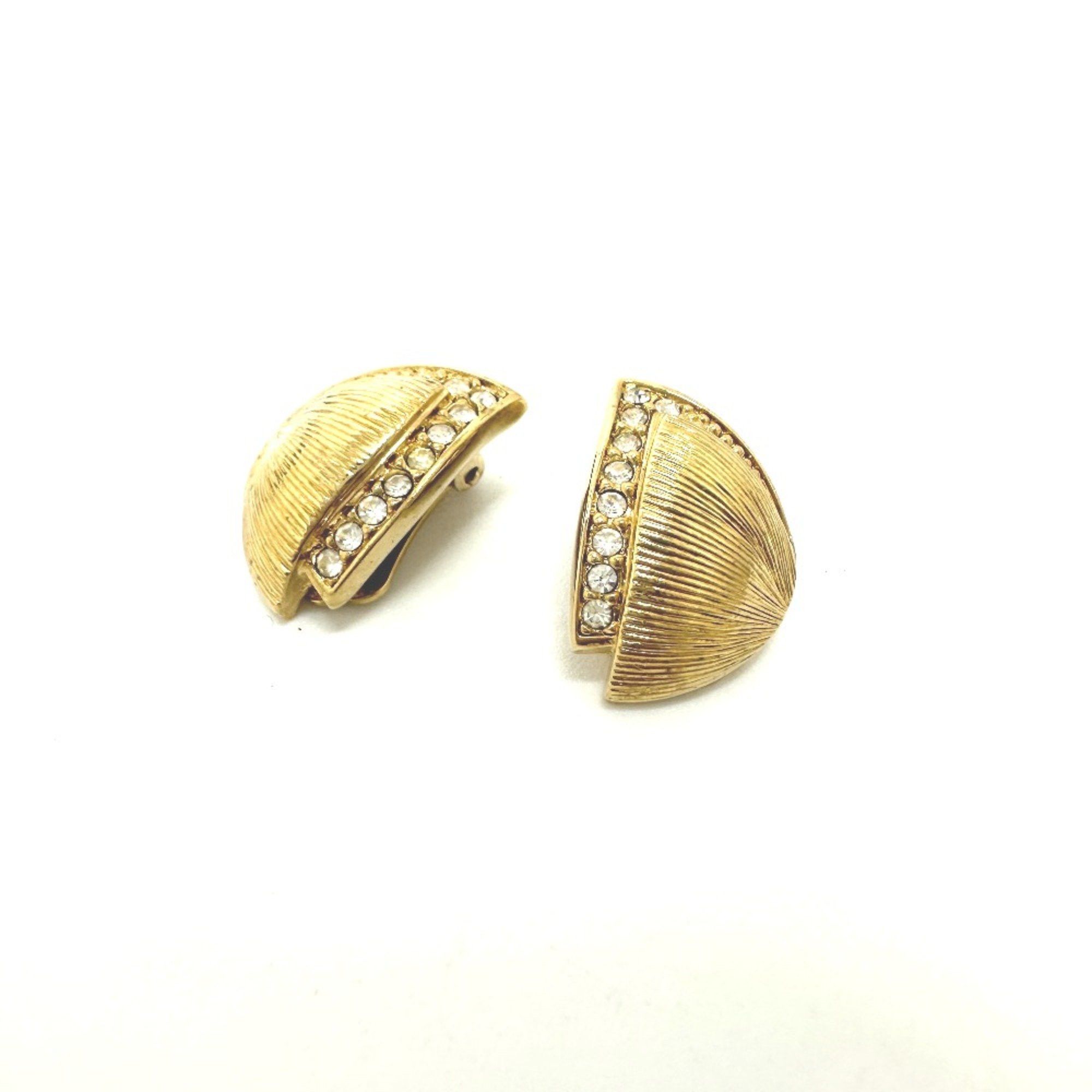 Dior CHRISTIAN DIOR Earrings Gold Size ONE SIZE - 1 Thumbnail