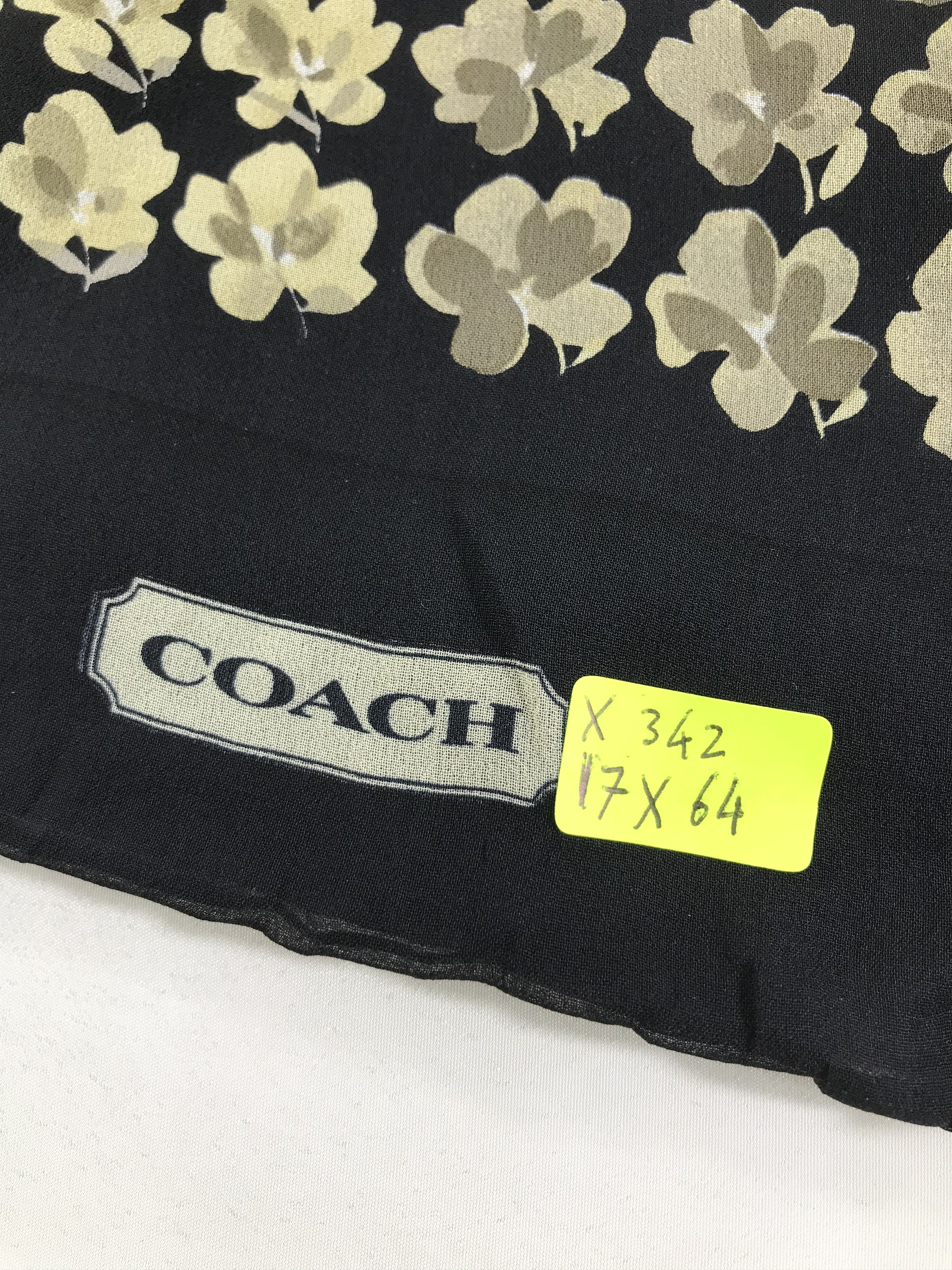 Coach Vintage Coach Silk Scarf Size ONE SIZE - 6 Thumbnail