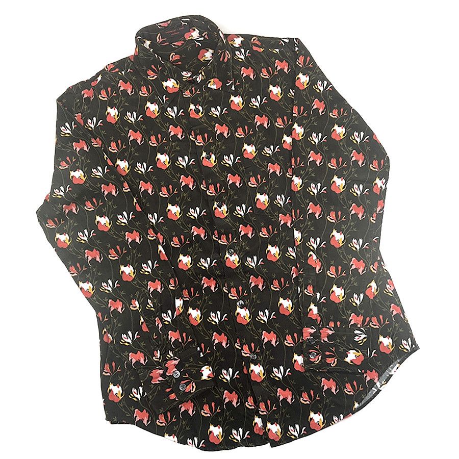 Other Vintage Flowered Corduroy Button-Front Shirt from Japan Size US S / EU 44-46 / 1 - 2 Thumbnail
