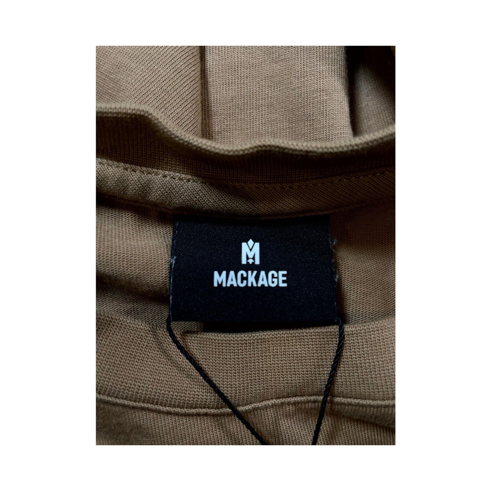 Mackage Mackage Felt Logo Tan Tee Size US S / EU 44-46 / 1 - 3 Thumbnail