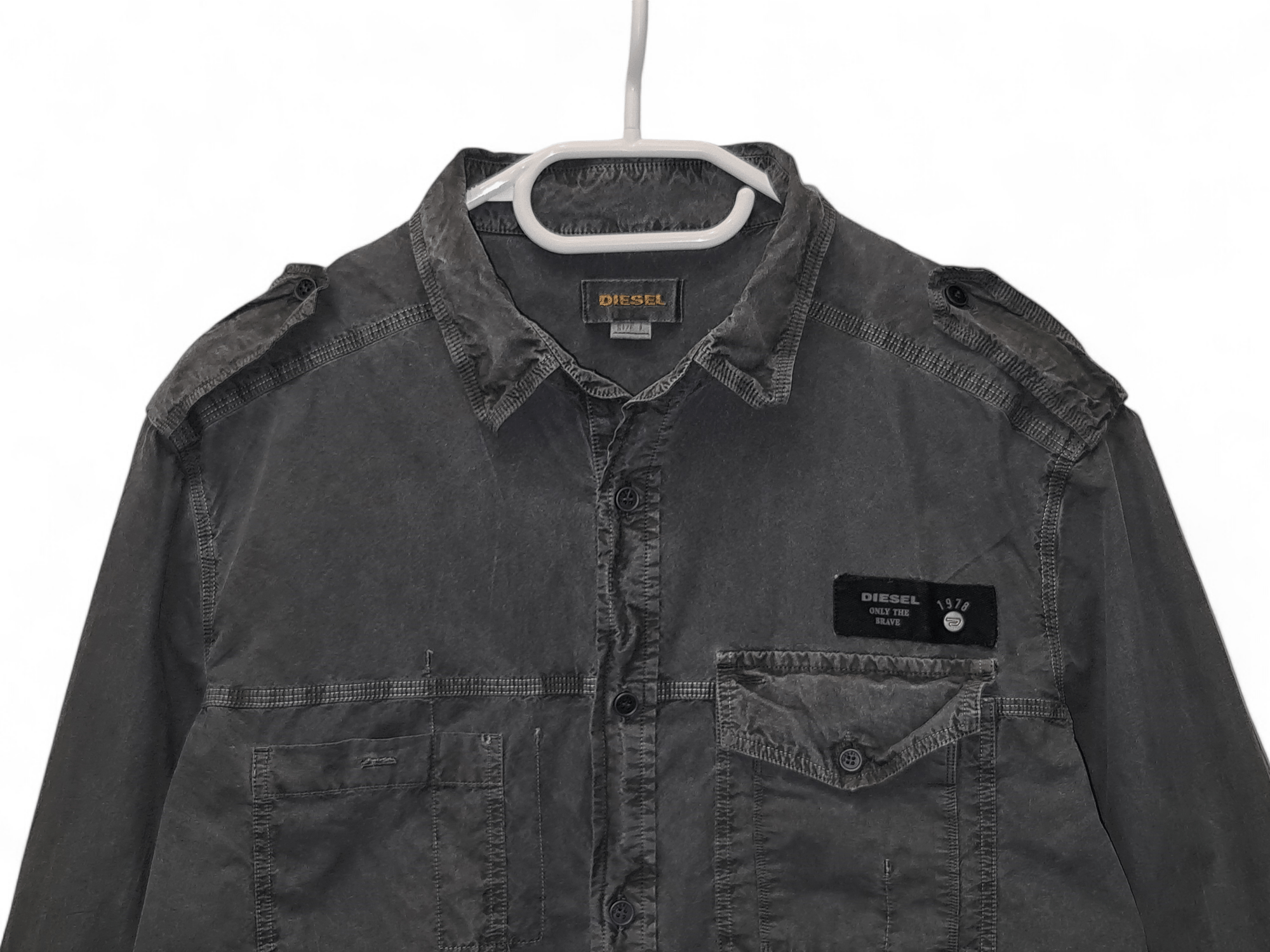 Diesel Diesel Shirt Siranella Military Style Size US L / EU 52-54 / 3 - 2 Thumbnail