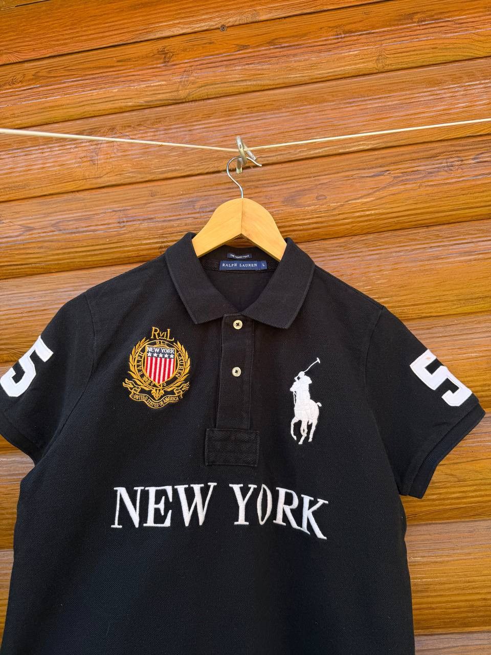 Polo Ralph Lauren Polo Ralph Lauren New York USA #5 Vintage Chief Keef Size L / US 10 / IT 46 - 2 Thumbnail
