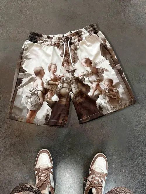 Graphic Y2k Shorts DRIP summer