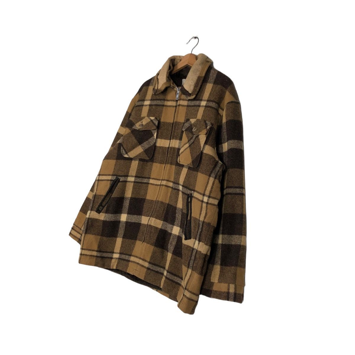 Woolrich Woolen Mills 🔥VINTAGE WOOL JACKET WOOLRICH MADE IN USA TARTAN DESIGN Size US XL / EU 56 / 4 - 4 Thumbnail