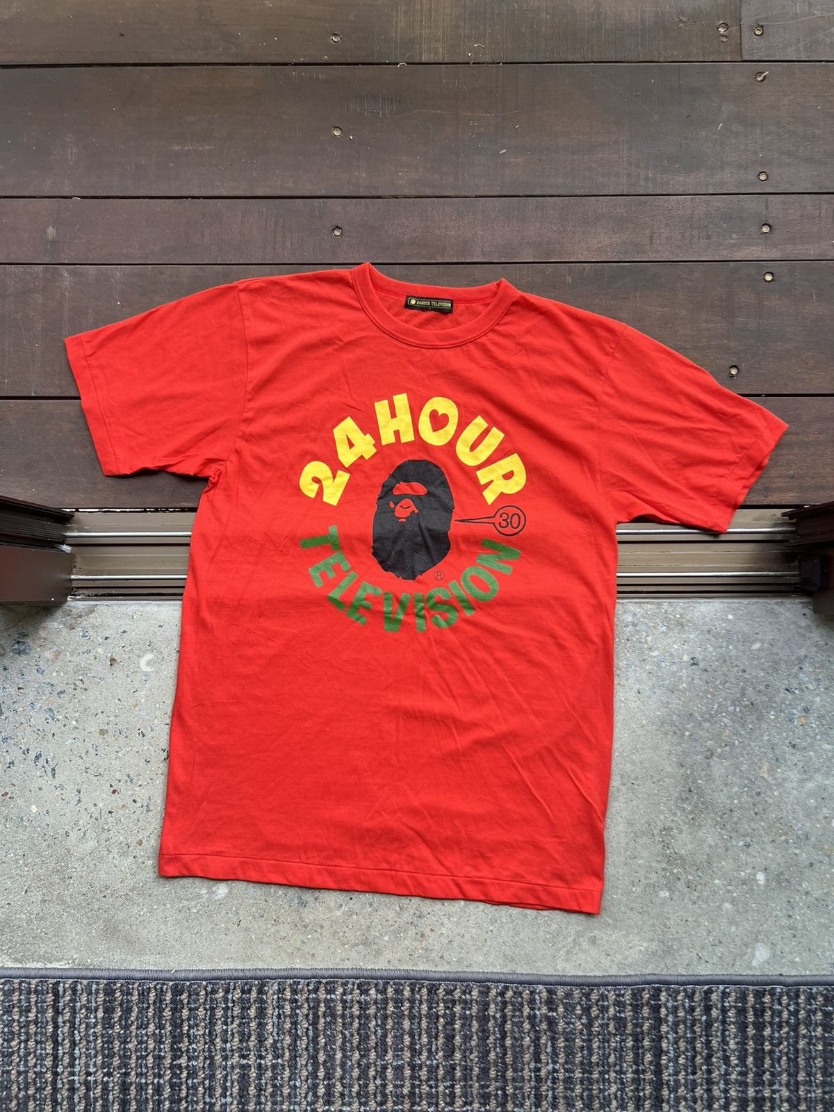 Bape BAPE 24 HOUR TELEVISION TEE Size US L / EU 52-54 / 3 - 1 Thumbnail