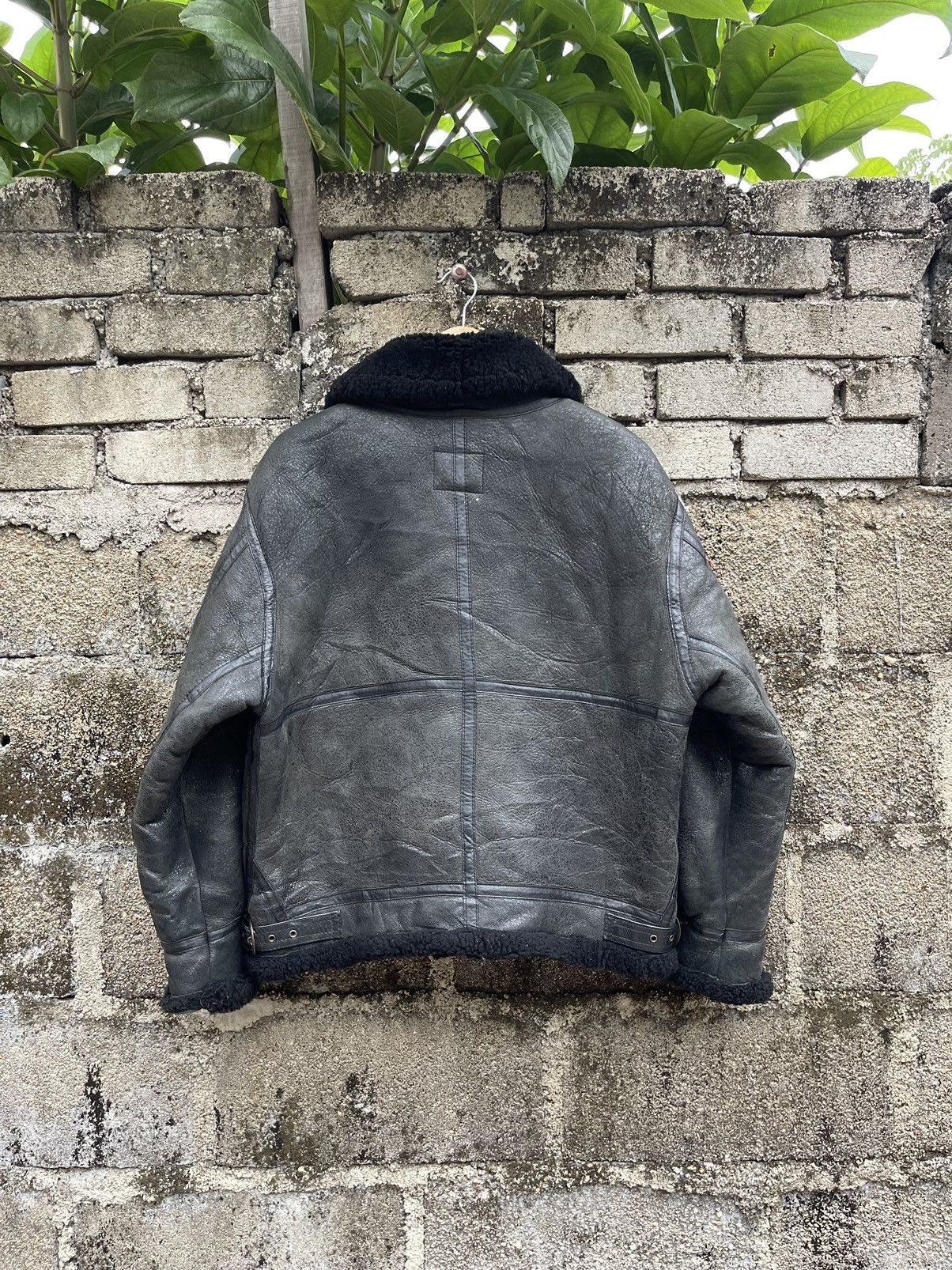 Vintage 🔥RARE🔥 B3 WIND ARMOUR 23M5658 SHEEPSKIN LEATHER JACKET Size US L / EU 52-54 / 3 - 3 Thumbnail