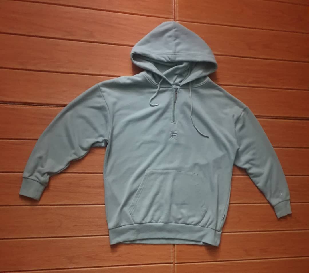 Fila Fila half zipper baby blue hoodie sweater Size M / US 6-8 / IT 42-44 - 10 Thumbnail