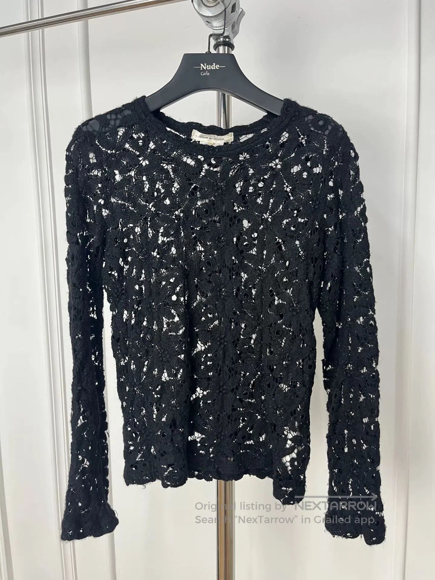 Comme des Garcons comme des garcons lace knit top. Size S / US 4 / IT 40 - 1 Thumbnail