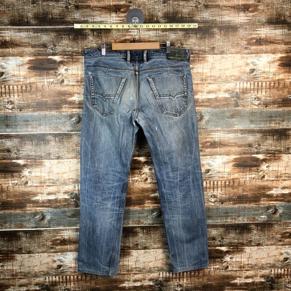 Diesel DL Diesel Industries faded Blue Denim Pants #C160 Size US 34 / EU 50 - 12 Thumbnail