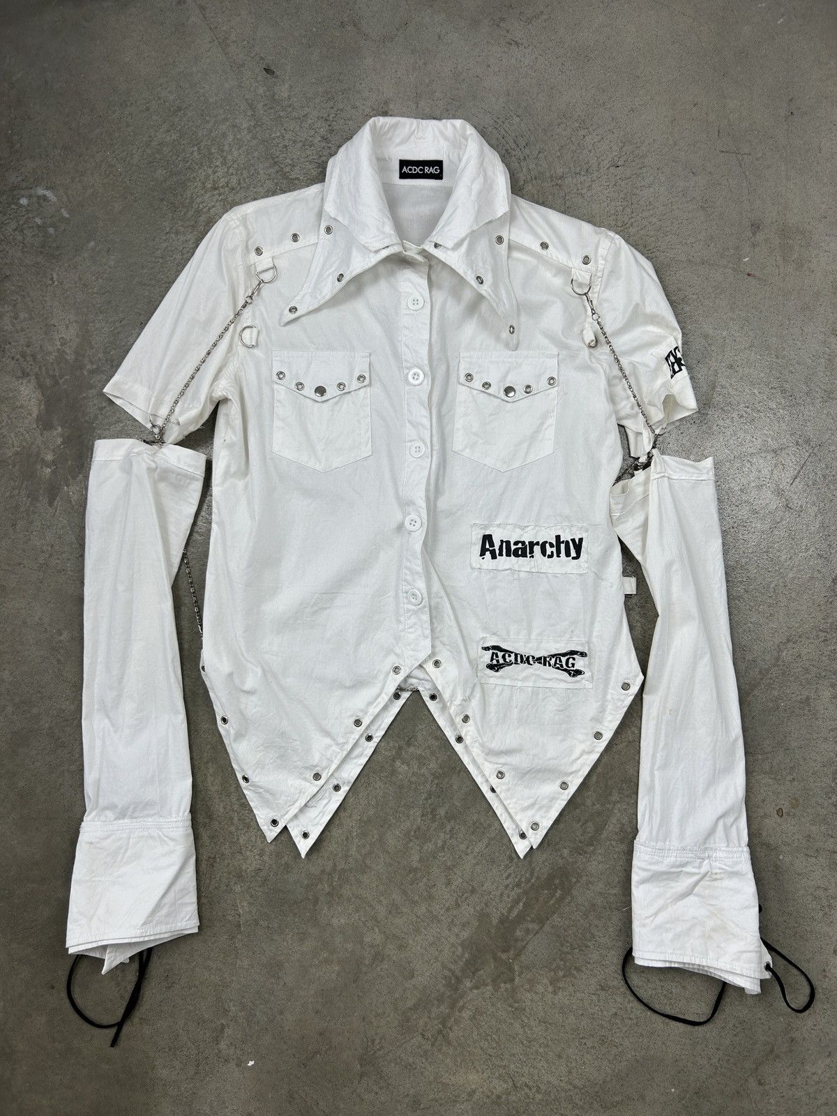 Japanese Brand × Seditionaries ACDC Rag - Bondage Shirt Size US M / EU 48-50 / 2 - 18 Thumbnail
