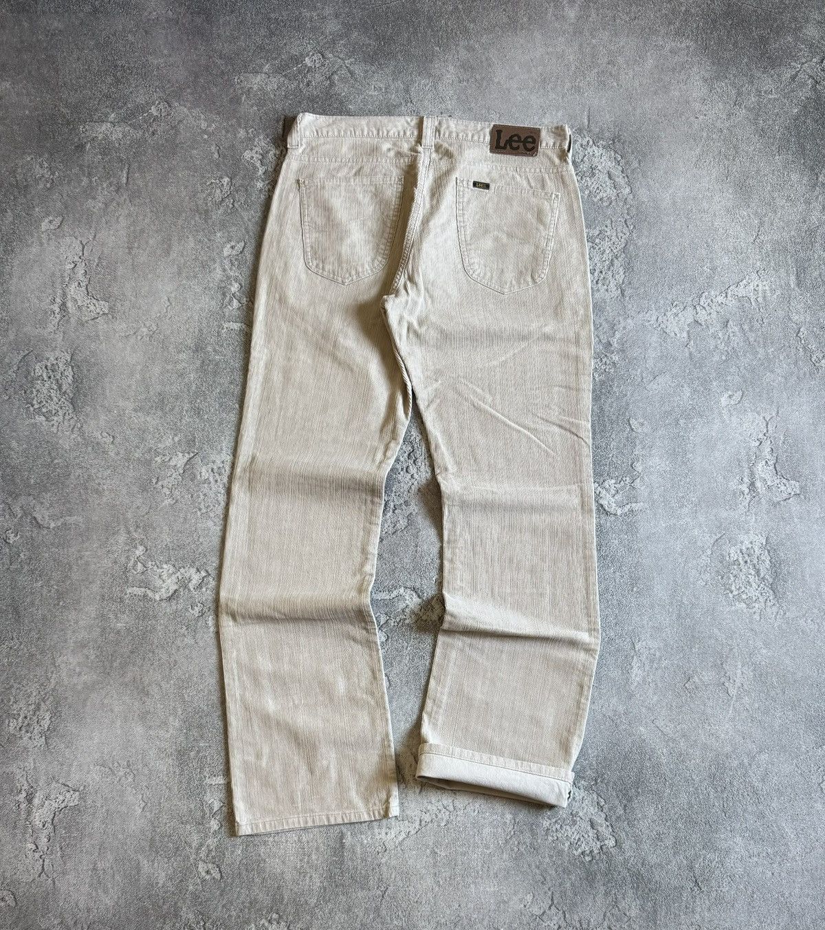 Lee Lee 36/36 Roscoe corduroy velvet pants trousers chinos retro Size US 36 / EU 52 - 1 Thumbnail