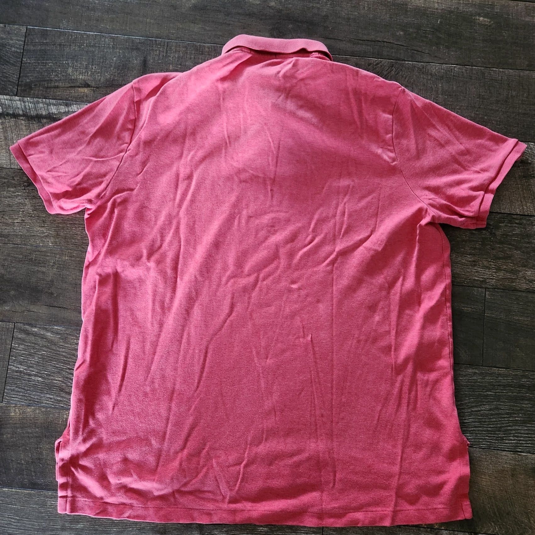 Ralph Lauren VINTAGE Polo Ralph Lauren Polo Shirt Mens XL Coral Pink Cotton Blend Preppy Classic Mens XL Pink Polo Shirt Size US XL / EU 56 / 4 - 4 Thumbnail