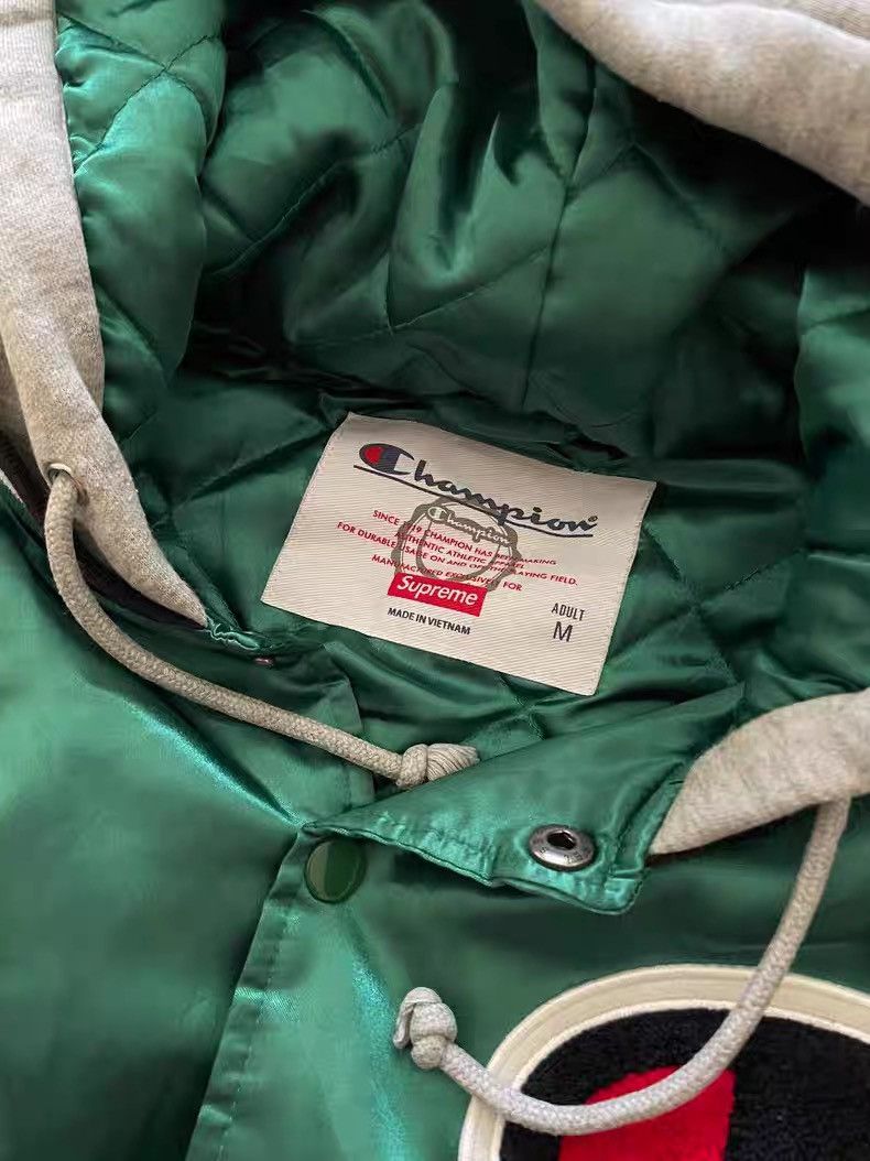 Champion × Supreme Supreme x champion hooded satin varsity Size US M / EU 48-50 / 2 - 6 Thumbnail