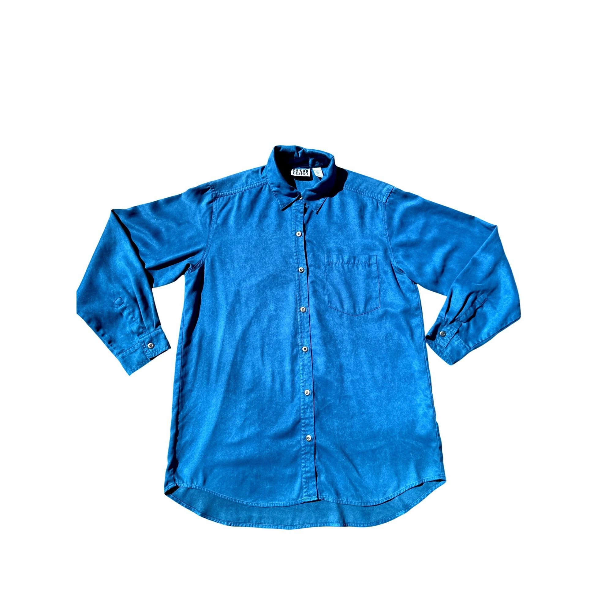 Chicos Chicos Design Vintage Aqua Blue Button Up Tunic Shirt Long S Size M / US 6-8 / IT 42-44 - 8 Thumbnail
