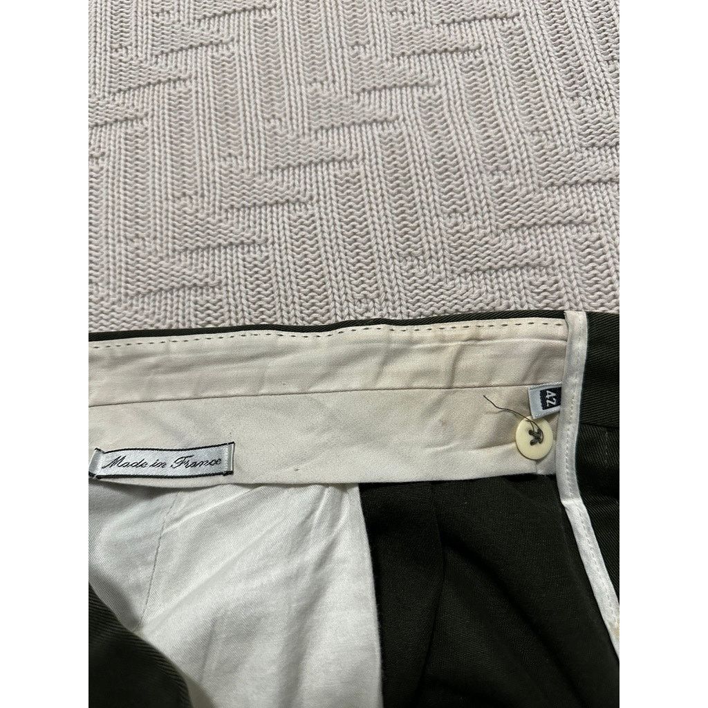 Barneys New York Barneys New York olive green dress pants size 42 Size US 42 / EU 58 - 4 Thumbnail