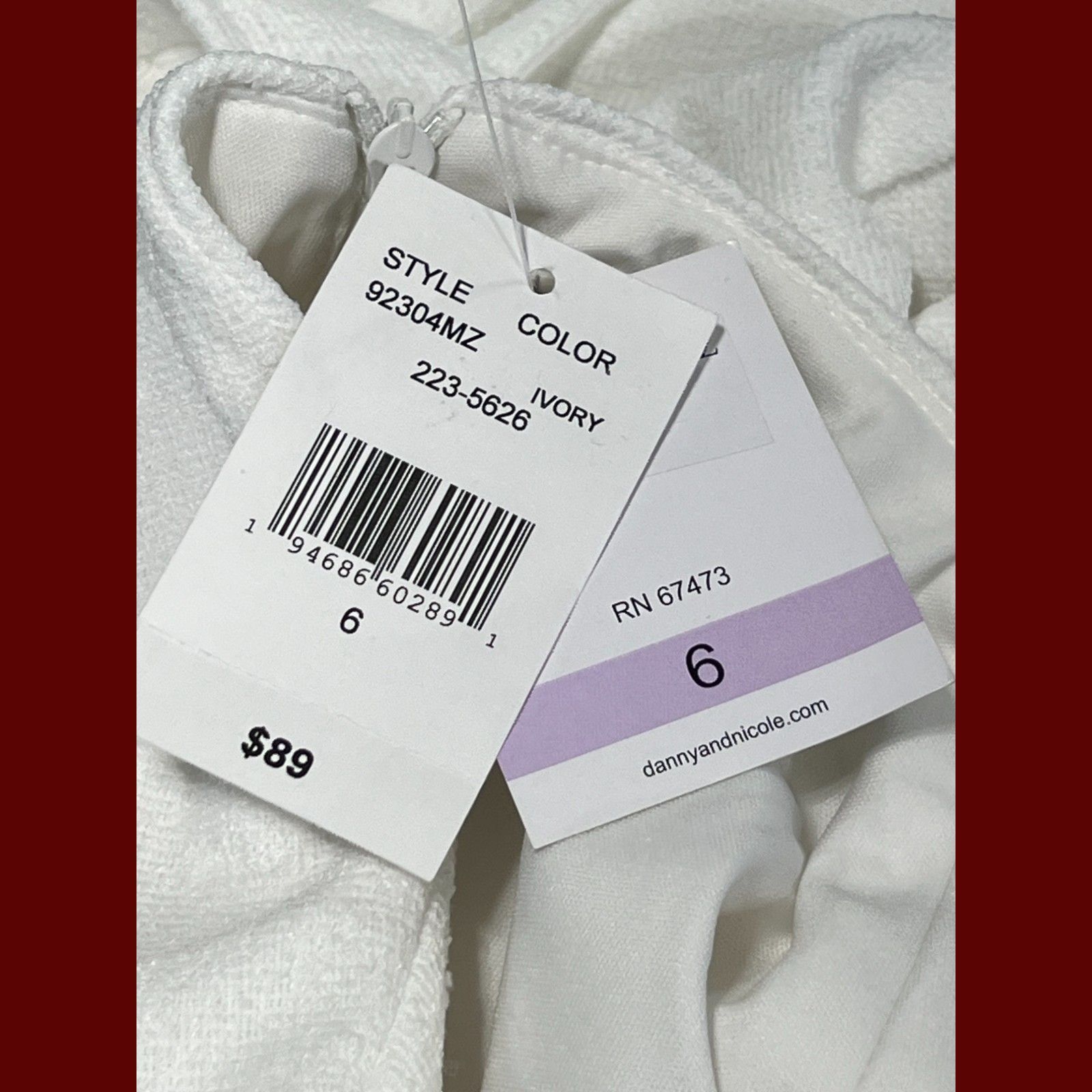 Other Danny And Nicole - Women's Sleeveless Fit + Flare Dress - Iv Size M / US 6-8 / IT 42-44 - 11 Thumbnail