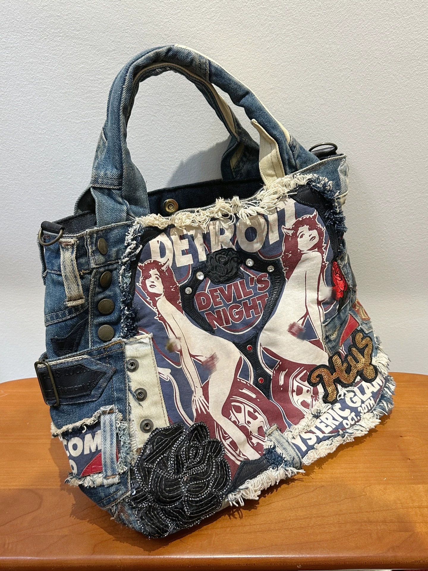 Hysteric Glamour hysteric glamour denim handbag rare condition as is Size ONE SIZE - 1 Thumbnail