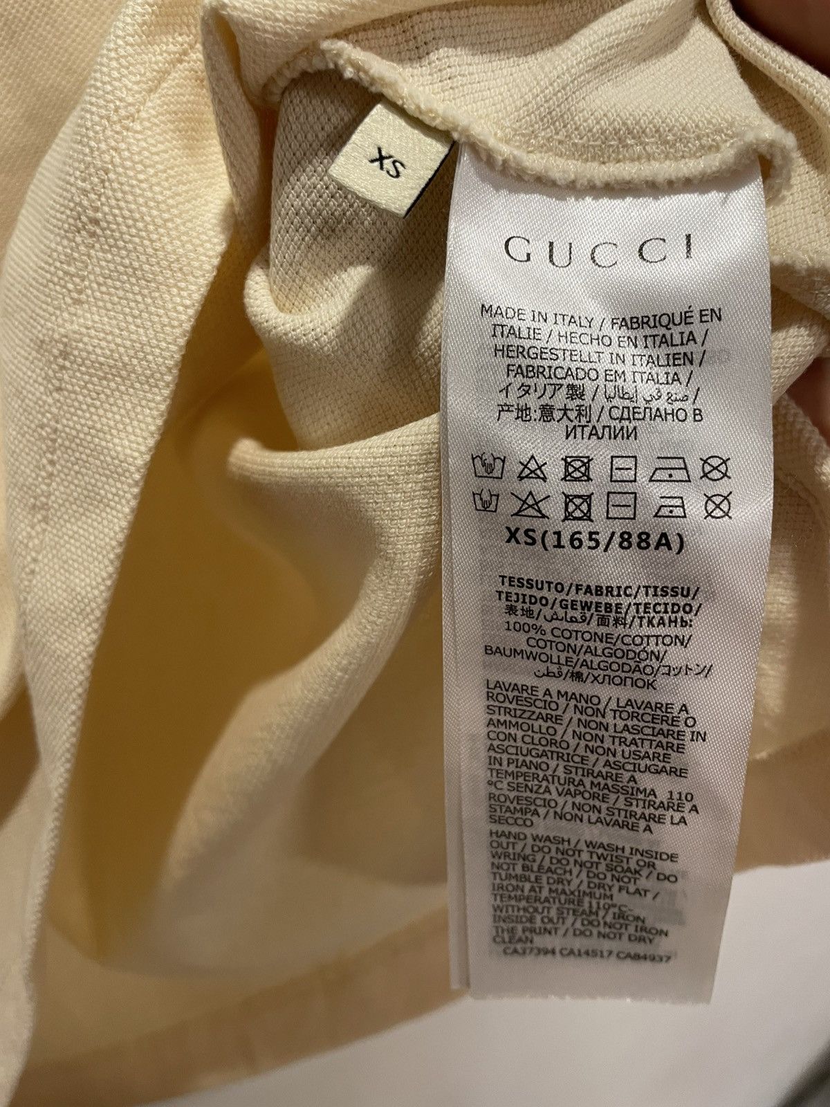 Gucci Gucci "Bone Green" Cotton Polo Shirt Size US XS / EU 42 / 0 - 7 Thumbnail